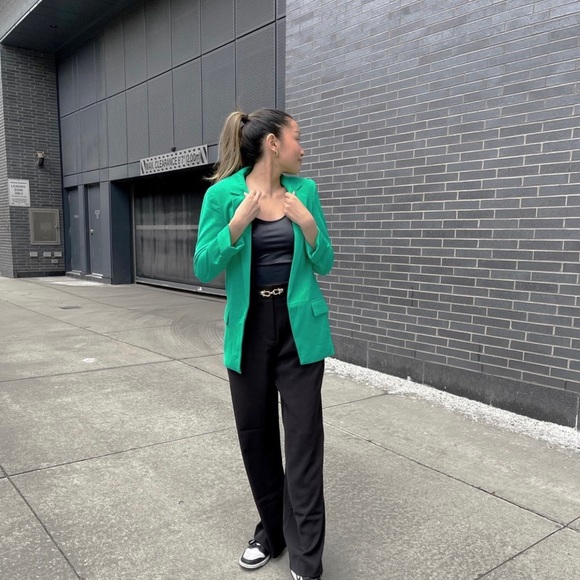 Green Ever New Blazer size US 2 - Picture 2 of 4